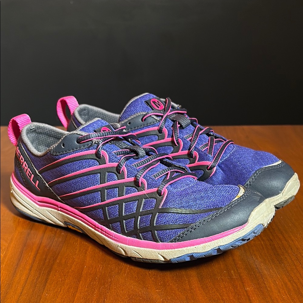 Merrell Women's Barefoot Run Bare Access, Dazzling Blue, size 6